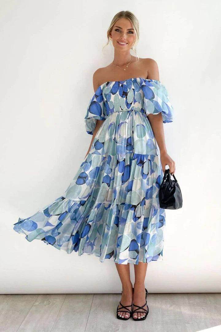 Bubbly Dress: Blue - Fiesta Resortwear
