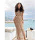 Mira Cover Up: Camel - Fiesta Resortwear