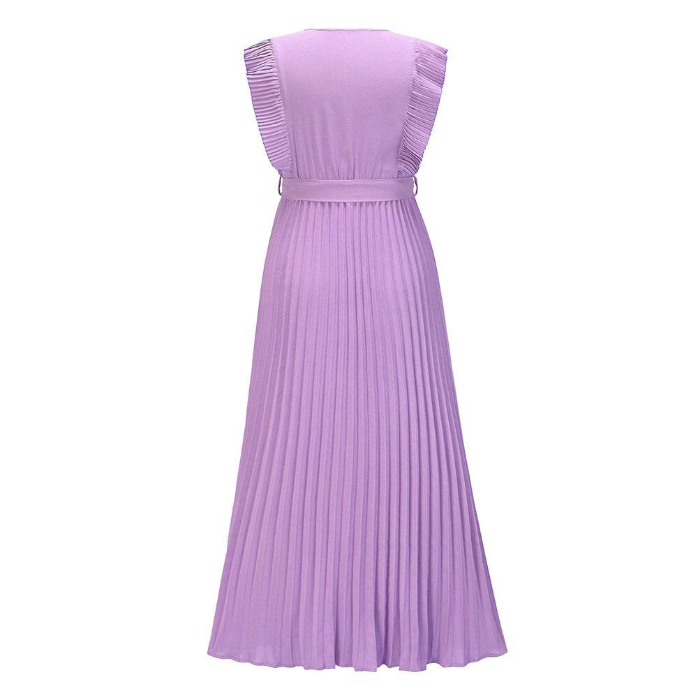 Celine Dress: Purple - Fiesta Resortwear