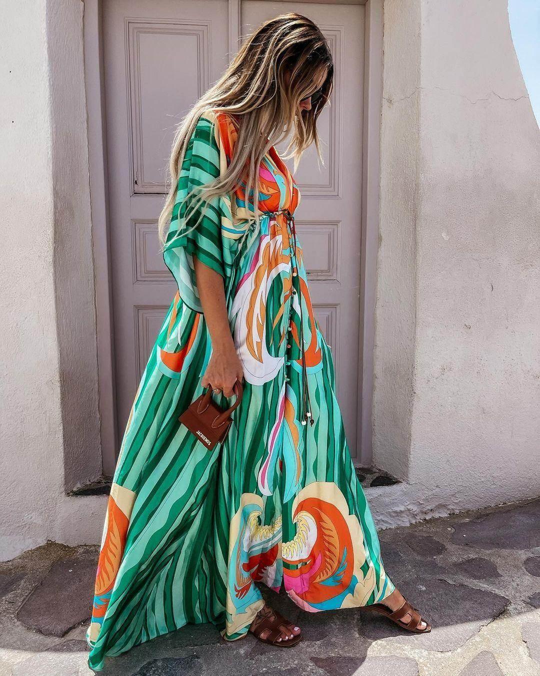 Marcel Dress: Green - Fiesta Resortwear