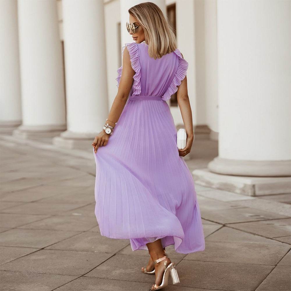 Celine Dress: Purple - Fiesta Resortwear