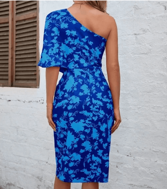 Razi Dress: Blue - Fiesta Resortwear