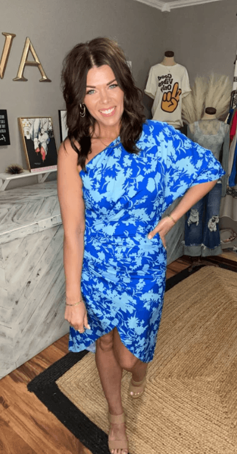 Razi Dress: Blue - Fiesta Resortwear