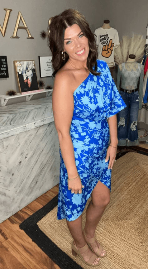 Razi Dress: Blue - Fiesta Resortwear