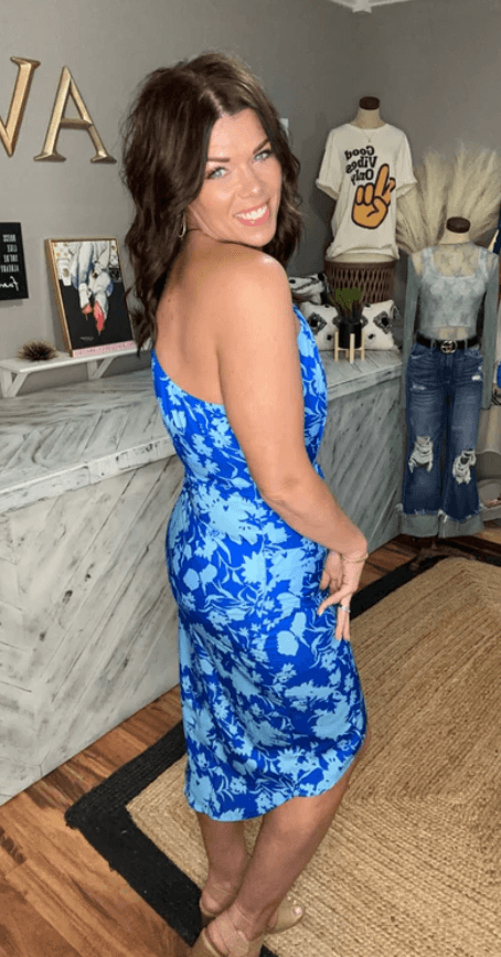 Razi Dress: Blue - Fiesta Resortwear