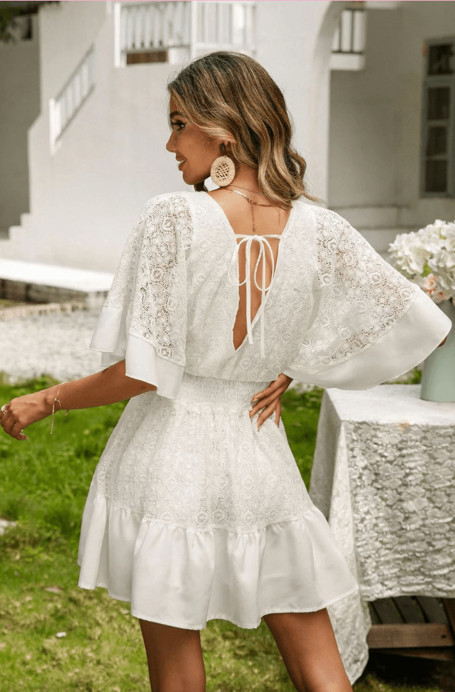 Bella Lace Dress - Fiesta Resortwear