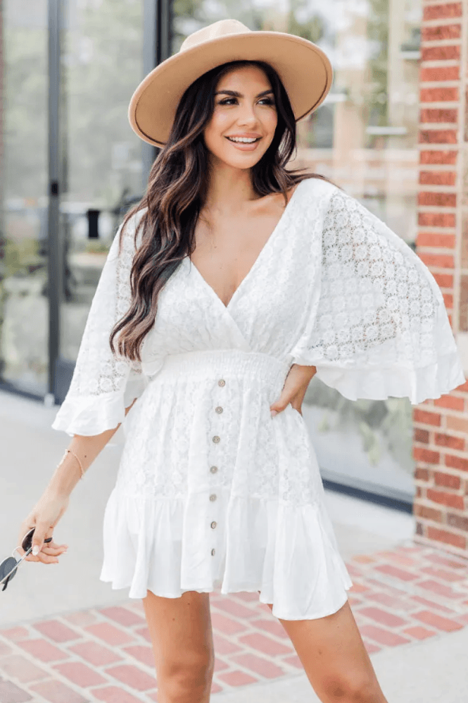 Bella Lace Dress - Fiesta Resortwear