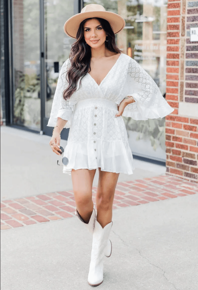 Bella Lace Dress - Fiesta Resortwear
