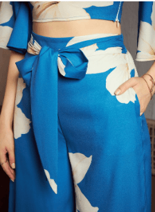 Foliage Coords - Blue - Fiesta Resortwear