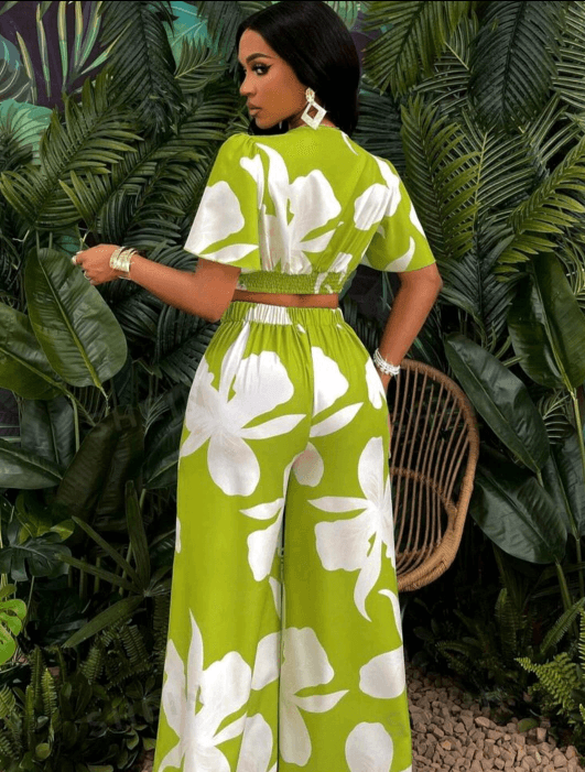 Foliage Coords - Green - Fiesta Resortwear