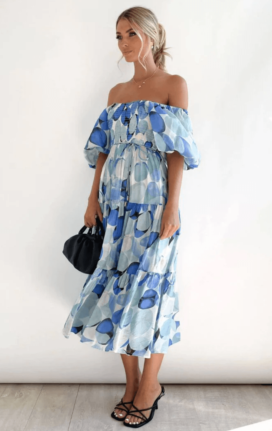Bubbly Dress: Blue - Fiesta Resortwear