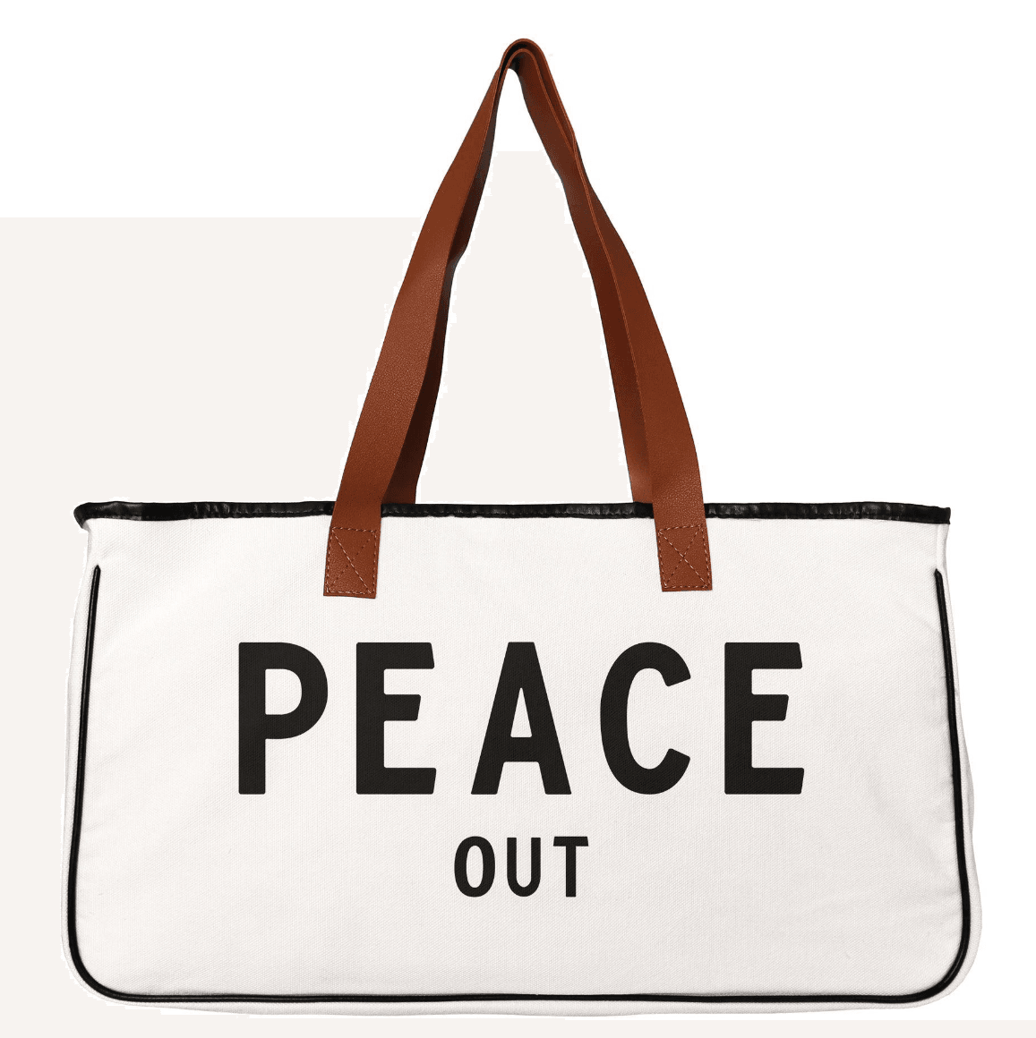Roulette Beach Bag: Peace Out - Fiesta Resortwear
