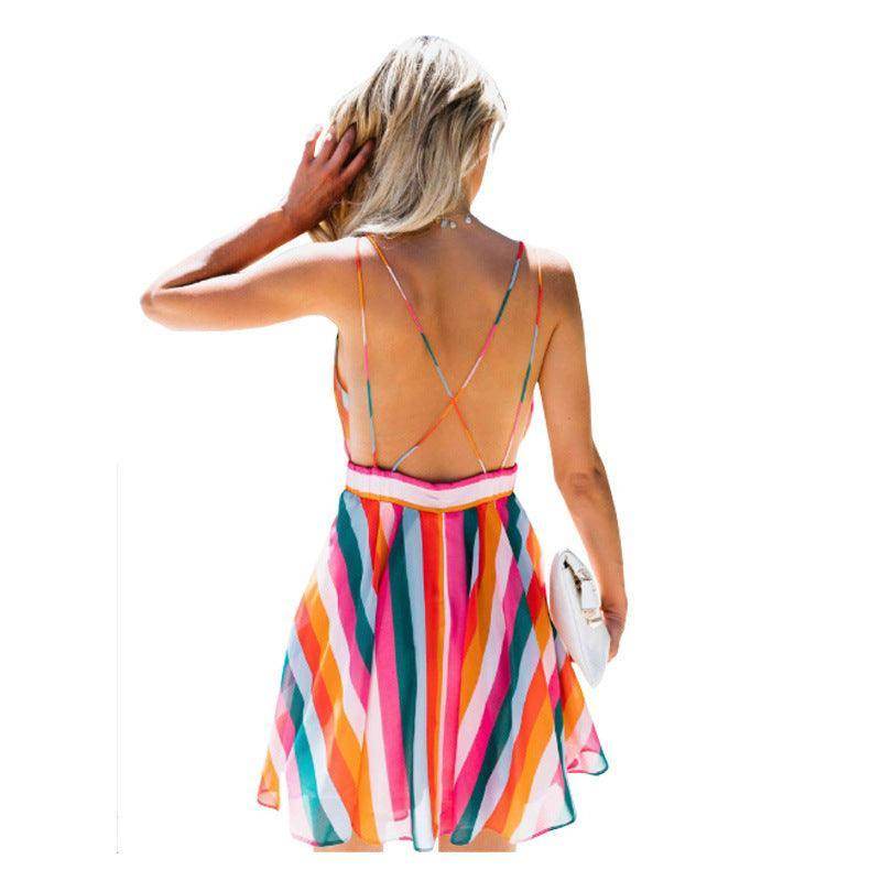 Backless Sunshine Cover Up Dress - Fiesta Resortwear