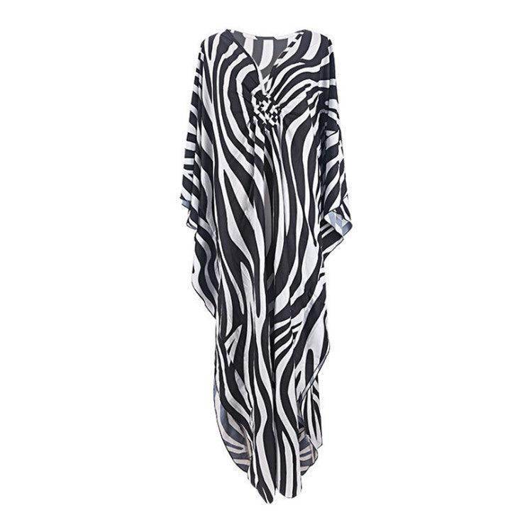 Beach Cover Up: Zebra - Fiesta Resortwear