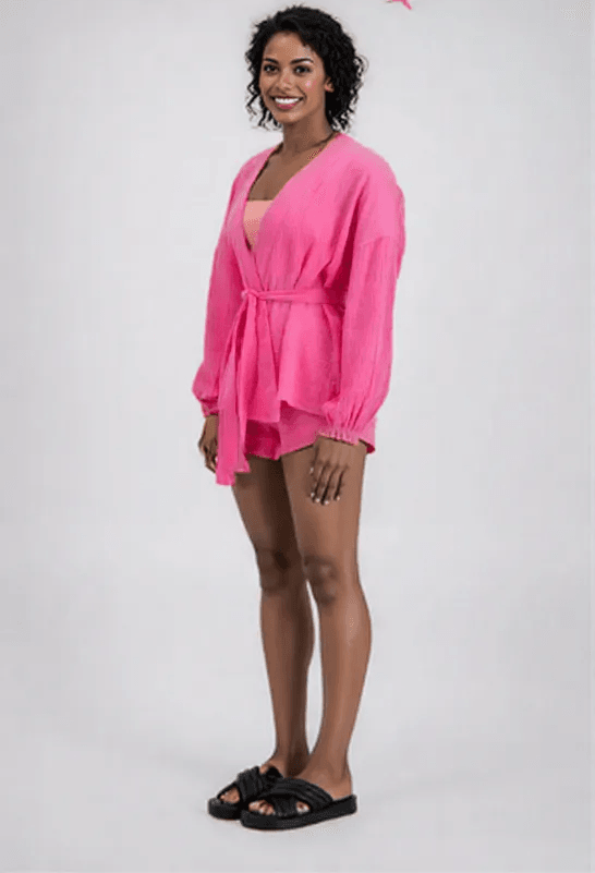 Diana Coord Set - Pink - Fiesta Resortwear