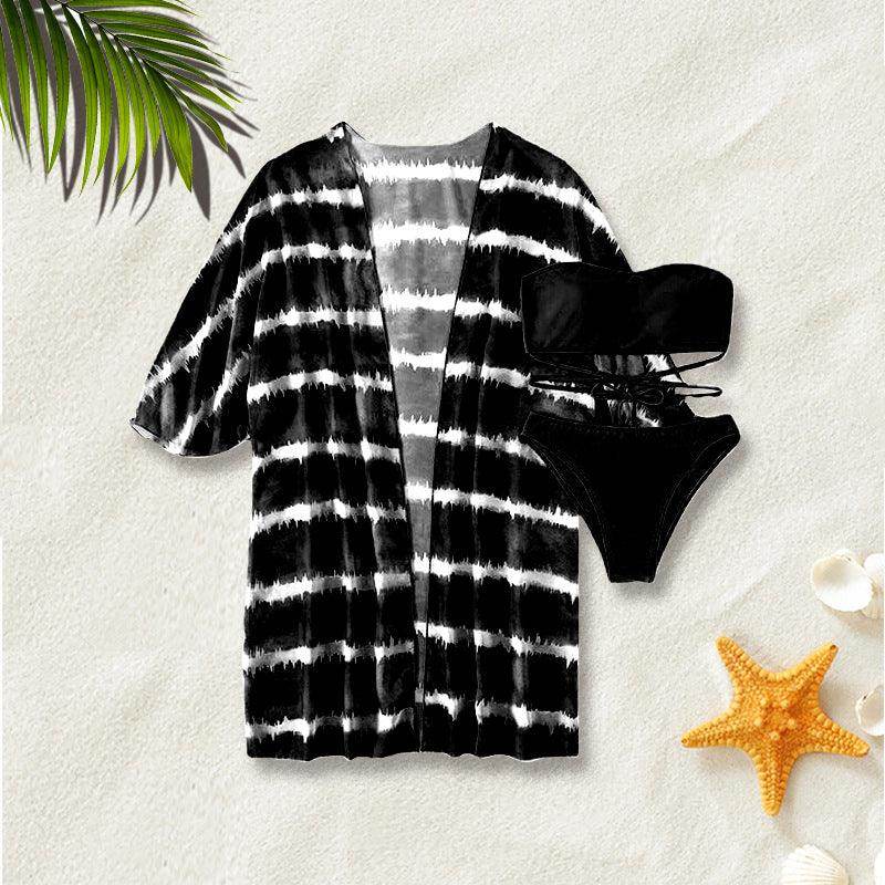 Dark Sky Bikini and Cover Up Set - Fiesta Resortwear