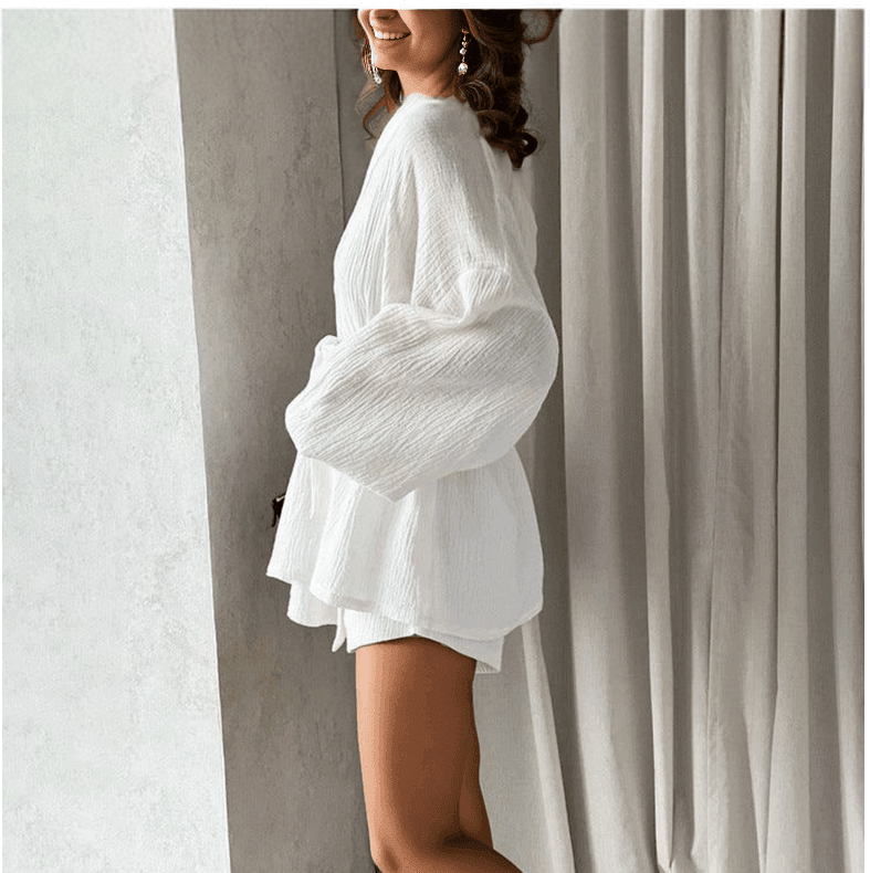 Diana Coord Set - White - Fiesta Resortwear