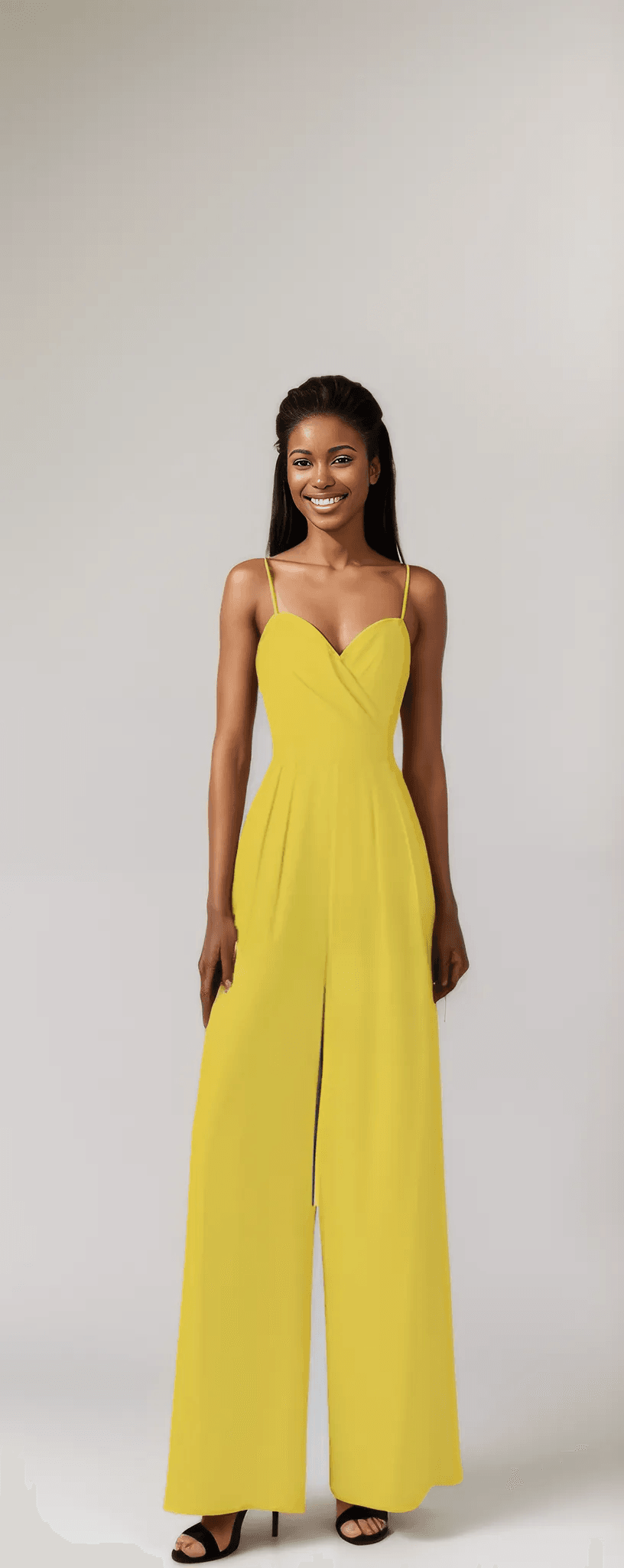 Lalita Jumpsuit: Yellow - Fiesta Resortwear