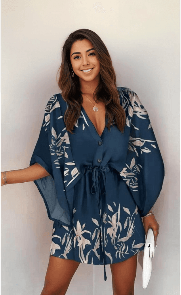 Friday Dress: Blue Orchard - Fiesta Resortwear