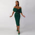 Kimberly Belted Dress: Green - Fiesta Resortwear