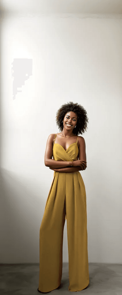 Lalita Jumpsuit: Yellow - Fiesta Resortwear