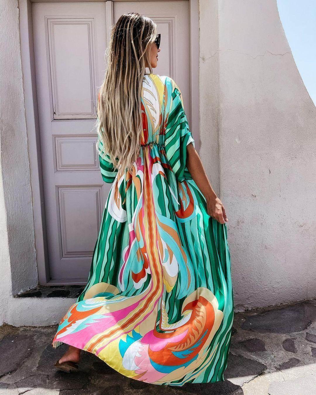 Marcel Dress: Green - Fiesta Resortwear