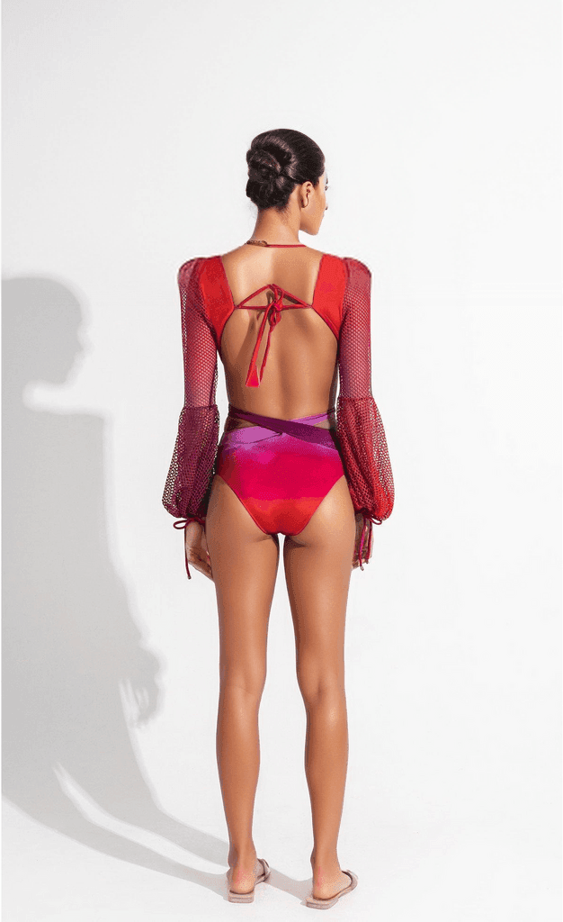 Monokini Of My Dreams: Red - Fiesta Resortwear