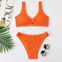 Ring Love Bikini: Orange - Fiesta Resortwear