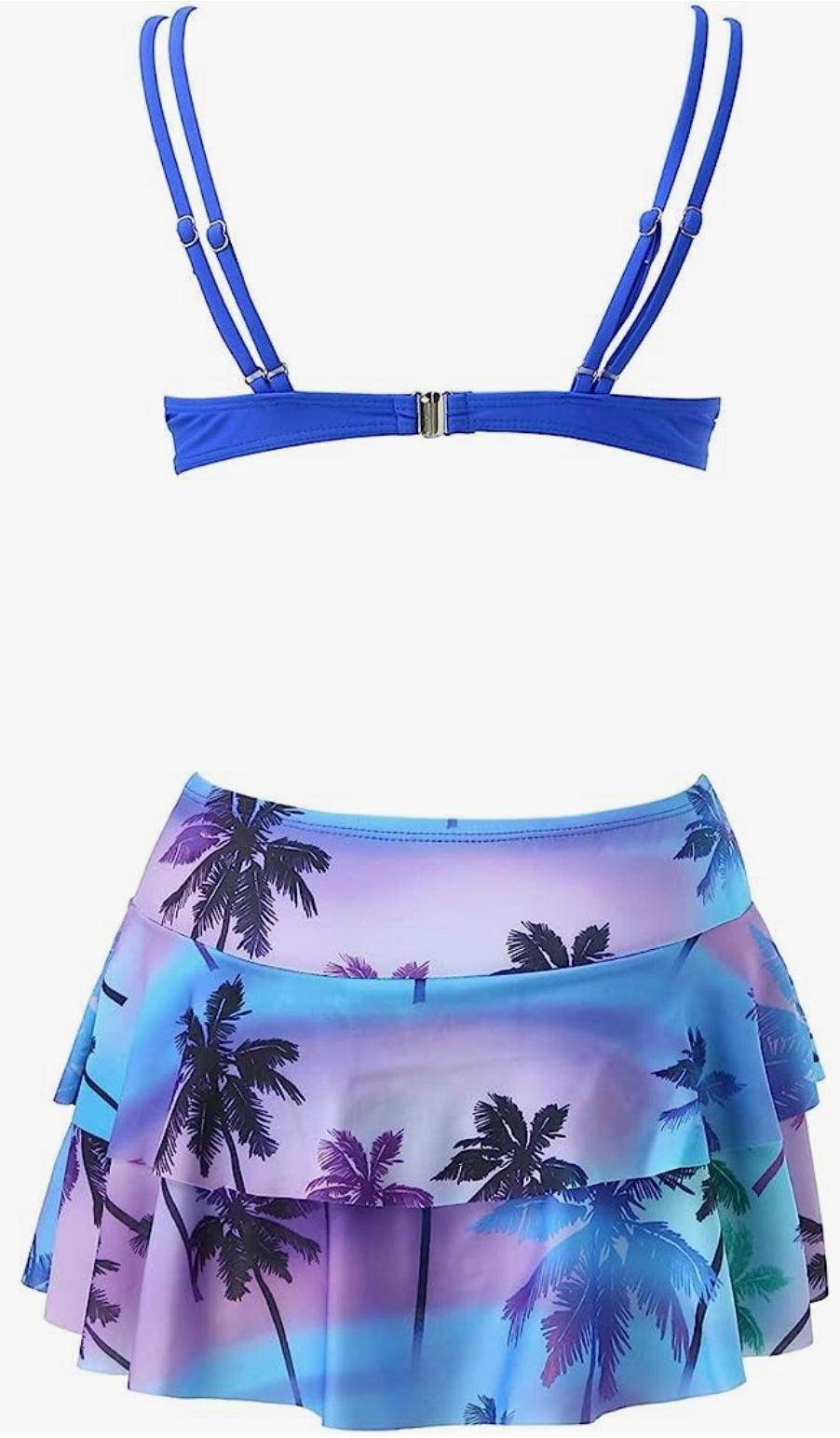 Vici Skirtini: Blue - Fiesta Resortwear