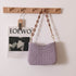 Woven Mavel Bag: Purple - Fiesta Resortwear
