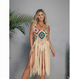 Island Escape Cover Up: Beige - Fiesta Resortwear