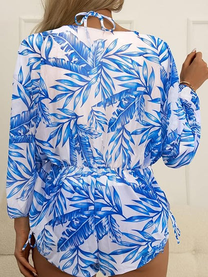 Claud Blue Bikini With Coverup