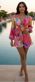 Simone Crop Top and Shorts Set - Fiesta Resortwear