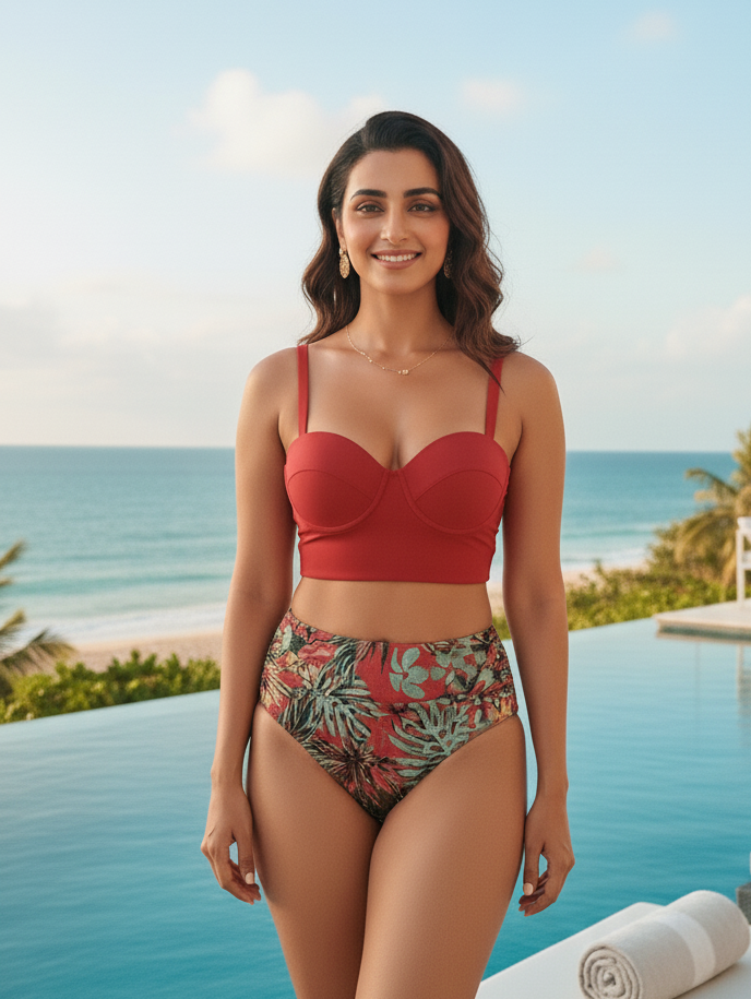 Cherry Bikini Set - House Of Avyanaa
