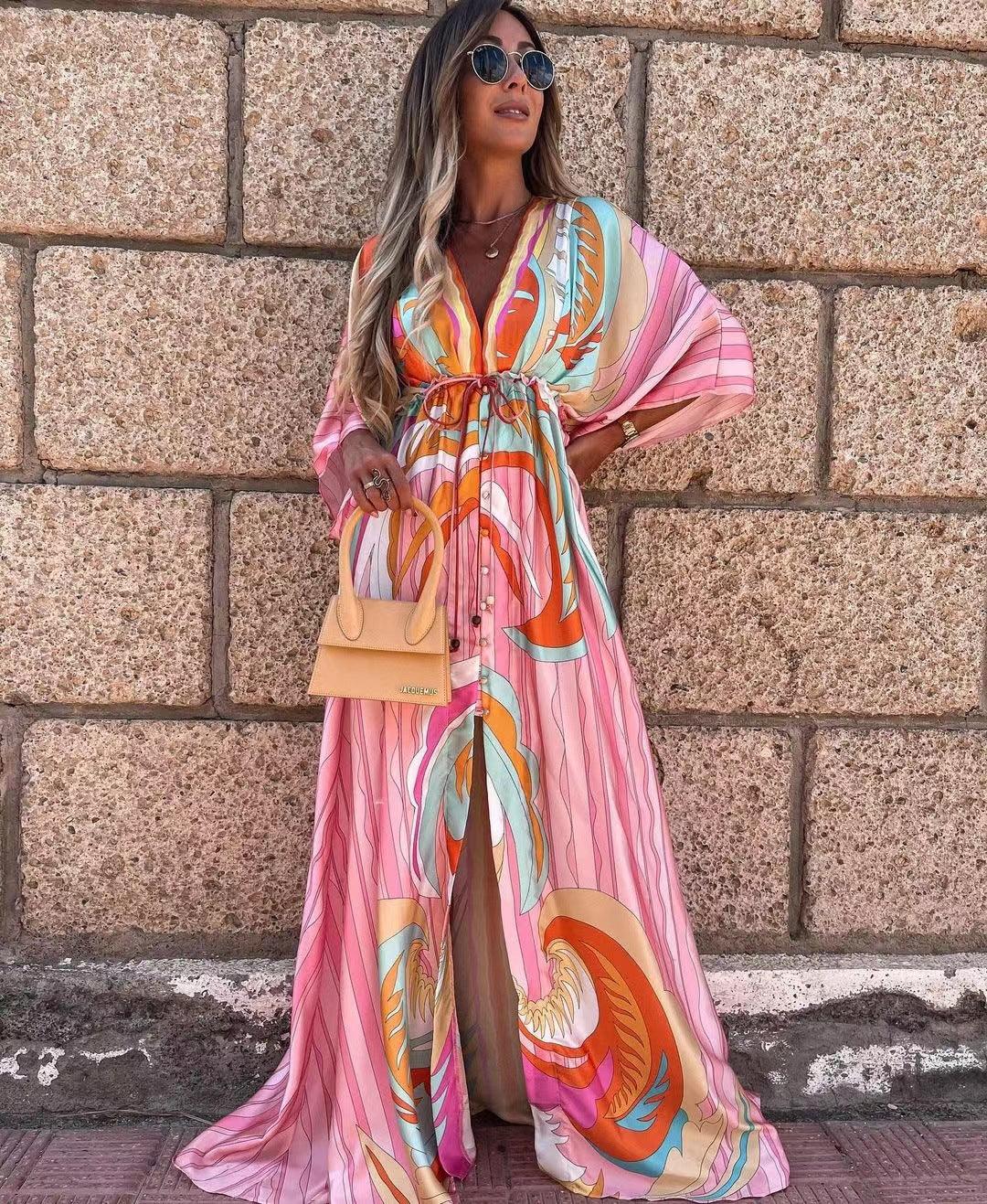 Marcel Dress: Pink - Fiesta Resortwear 