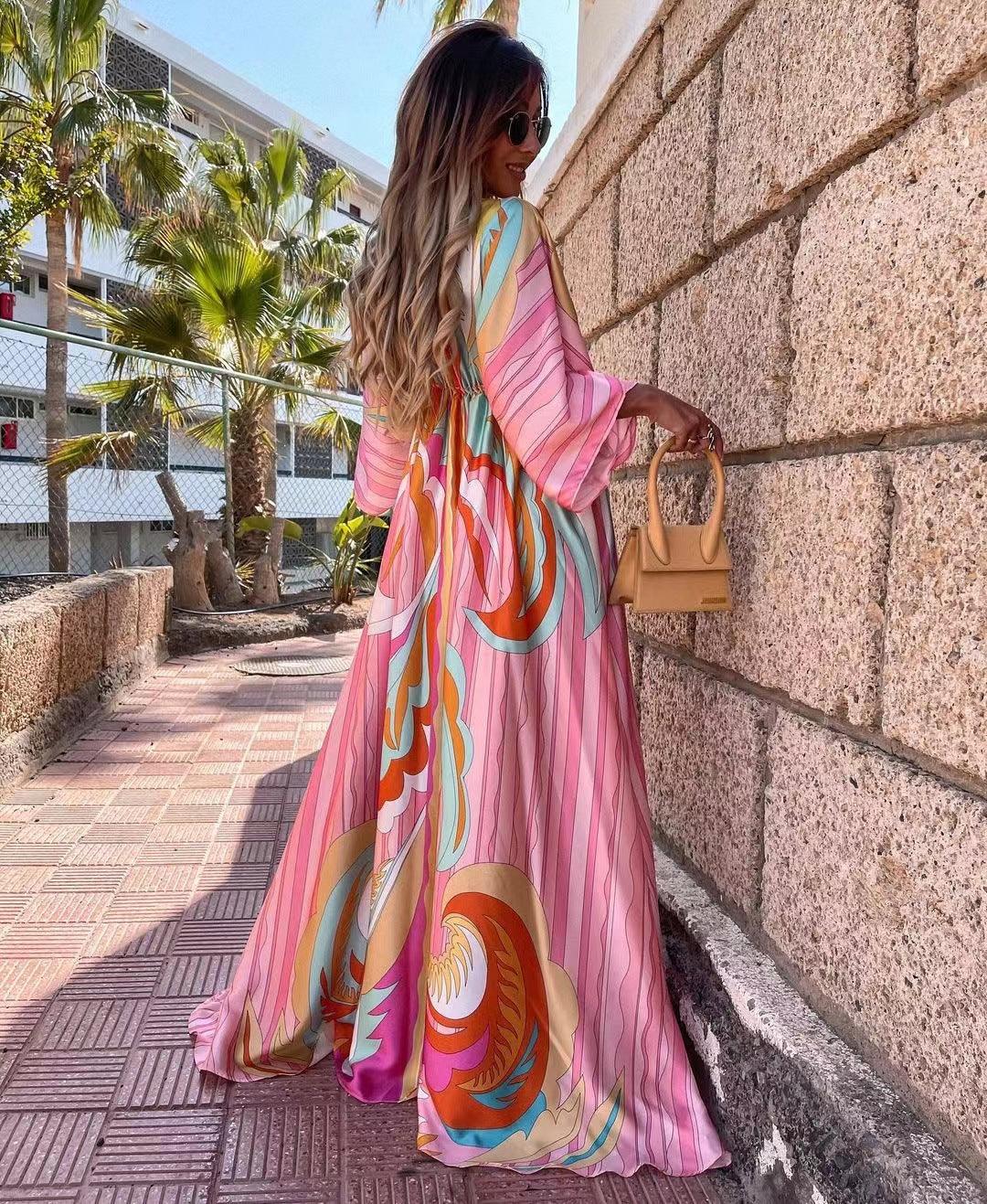 Marcel Dress: Pink - Fiesta Resortwear 