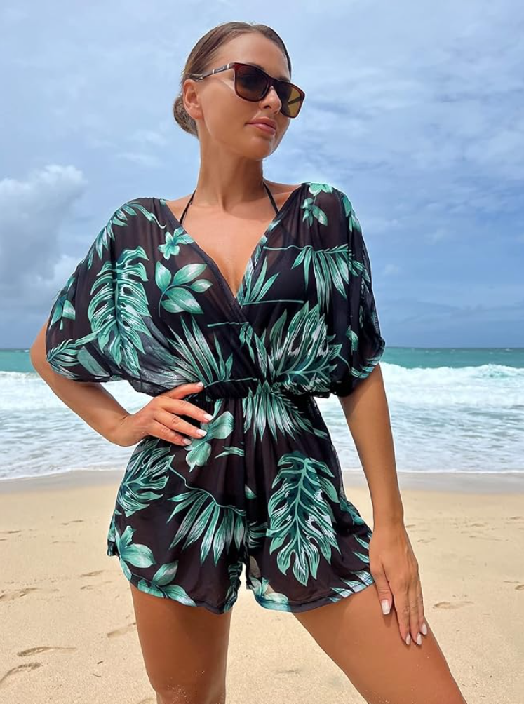 Claud Green Bikini With Coverup