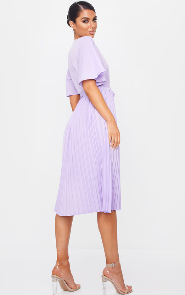 Phoebe Dress: Purple