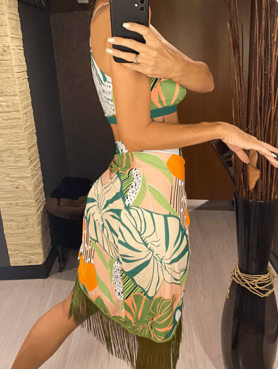 Retro Night Swimsuit Set - Fiesta Resortwear 