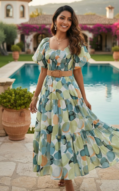 Bubbly Dress: Circles