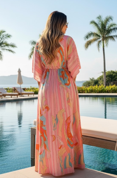 Marcel Dress: Pink - Fiesta Resortwear