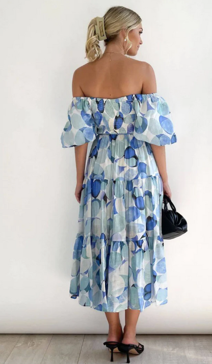 Bubbly Dress: Blue - Fiesta Resortwear 