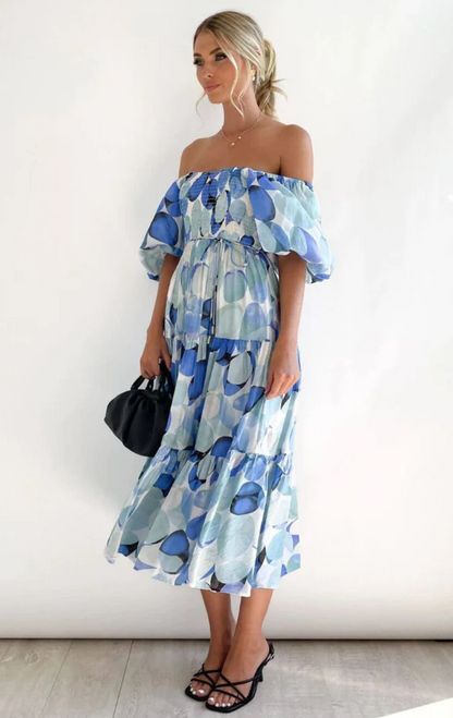 Bubbly Dress: Blue - Fiesta Resortwear 
