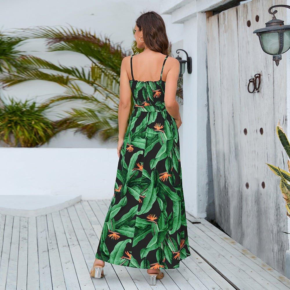 Almerine Dress: Forests - Fiesta Resortwear