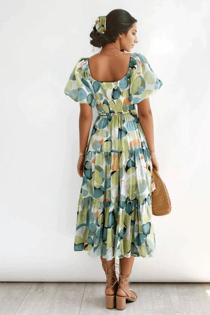 Bubbly Dress: Circles - Fiesta Resortwear 
