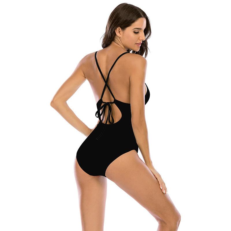 Black Corset Swimsuit - Fiesta Resortwear 