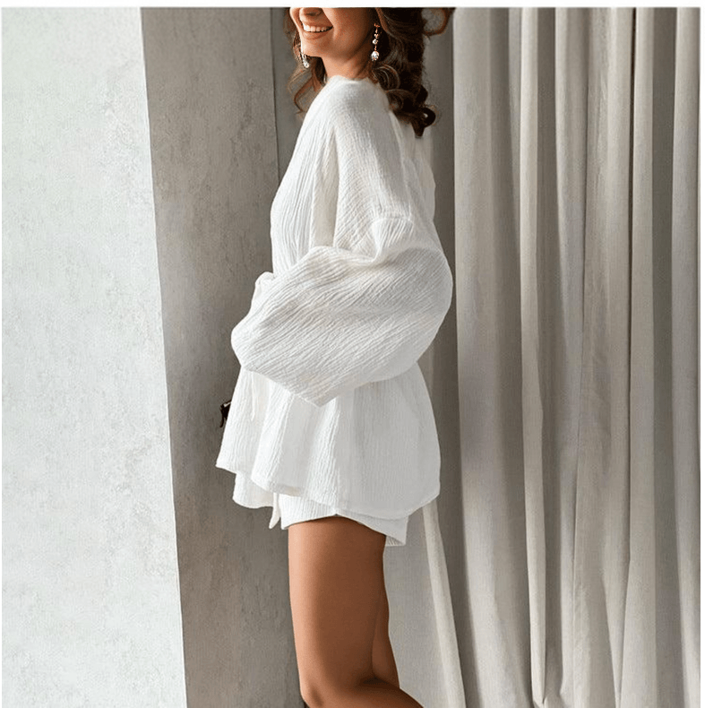 Diana Coord Set - White - Fiesta Resortwear 