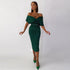 Kimberly Belted Dress: Green - Fiesta Resortwear 