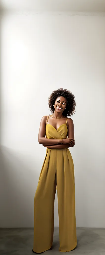 Lalita Jumpsuit: Yellow - Fiesta Resortwear 