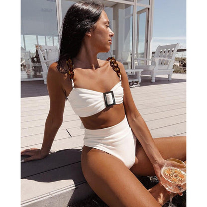 Olivia White Bikini - Fiesta Resortwear